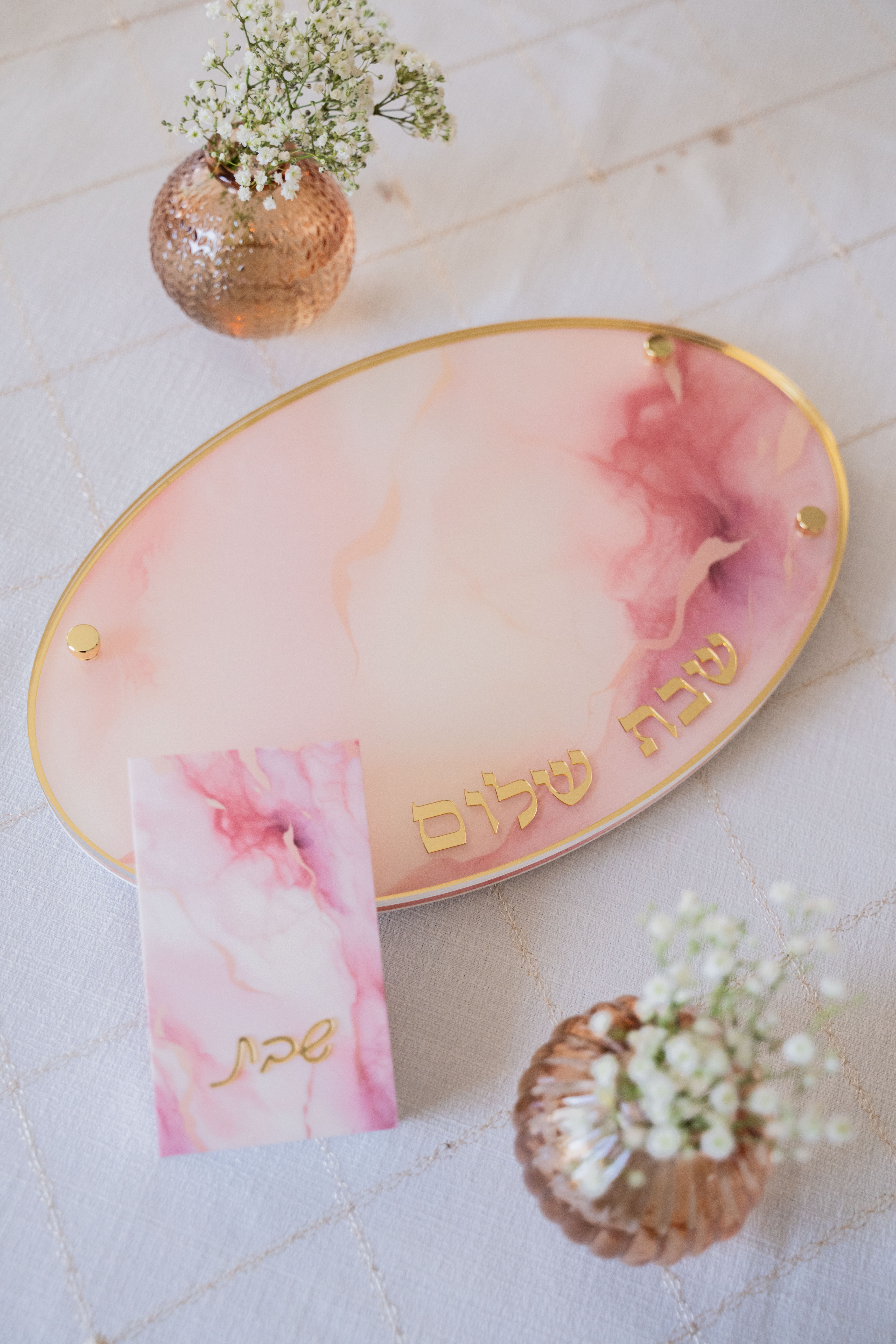 Coffret bougies de Shabbat — Opale — vue 2