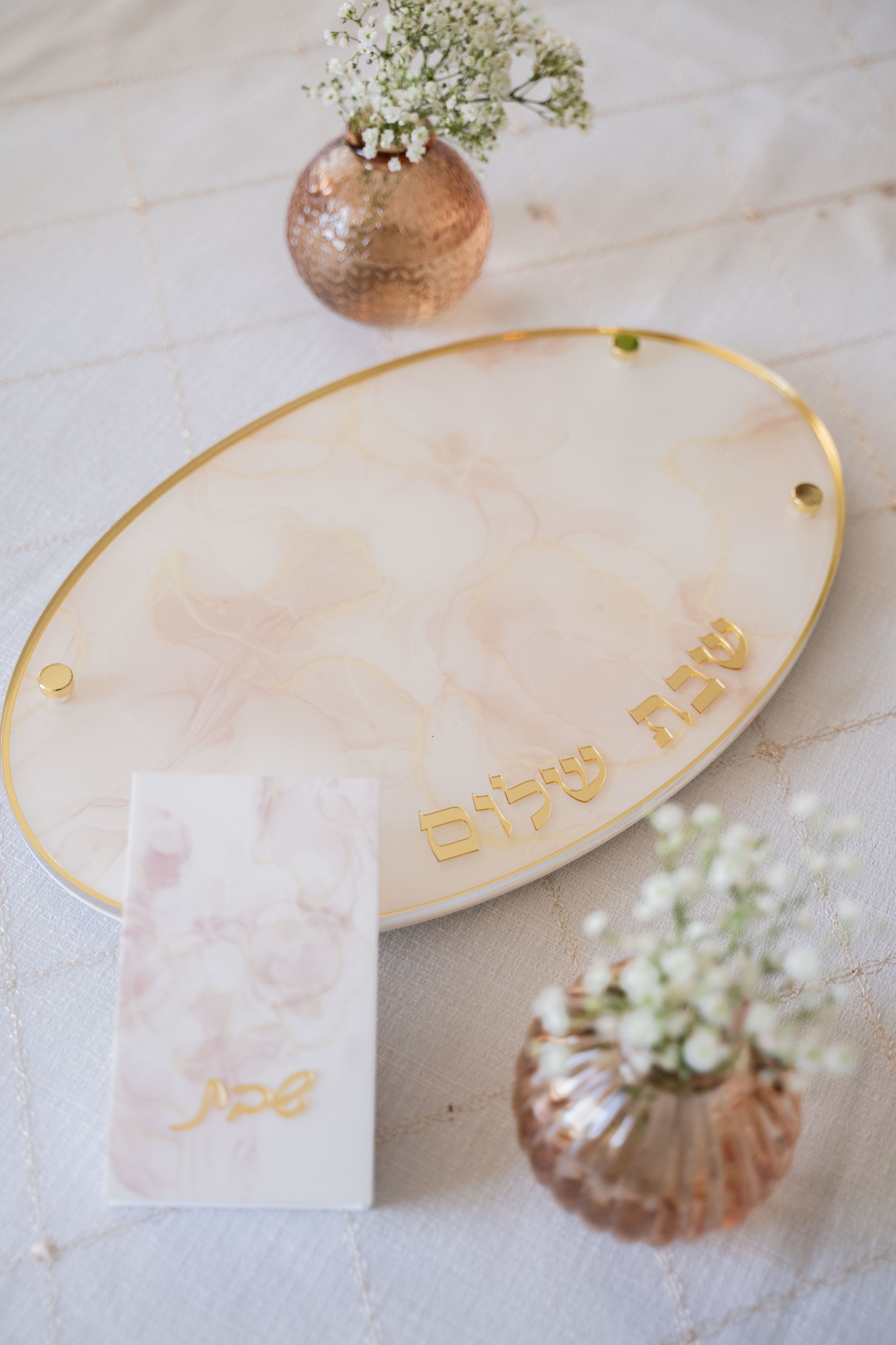 Coffret bougies de Shabbat — Opale — vue 3
