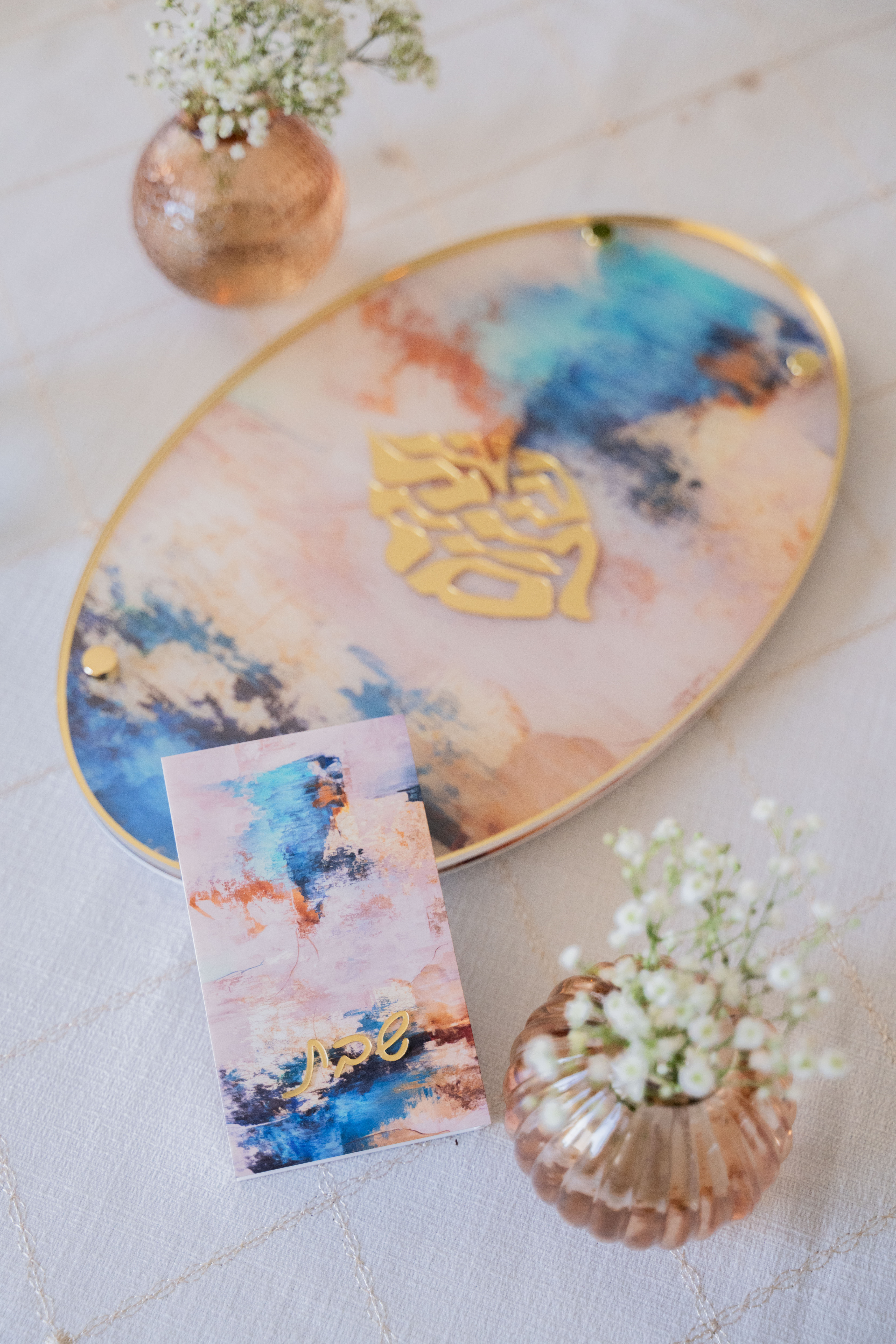 Coffret bougies de Shabbat — Opale — vue 5