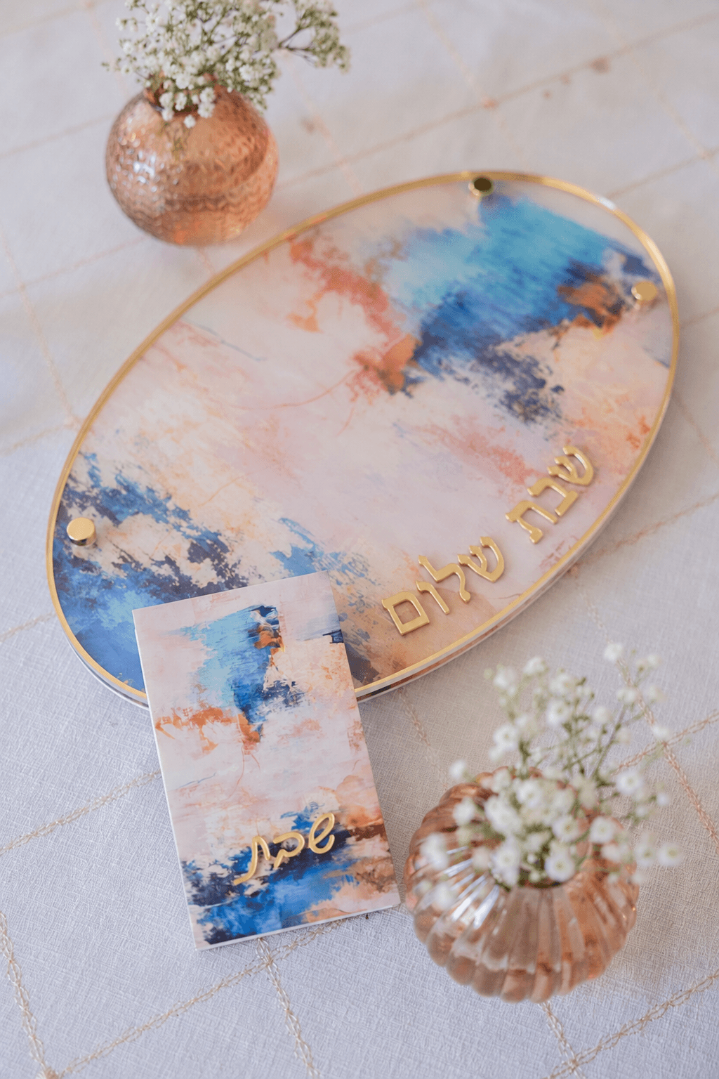Shabbat Candle Gift Set — Opale — view 6