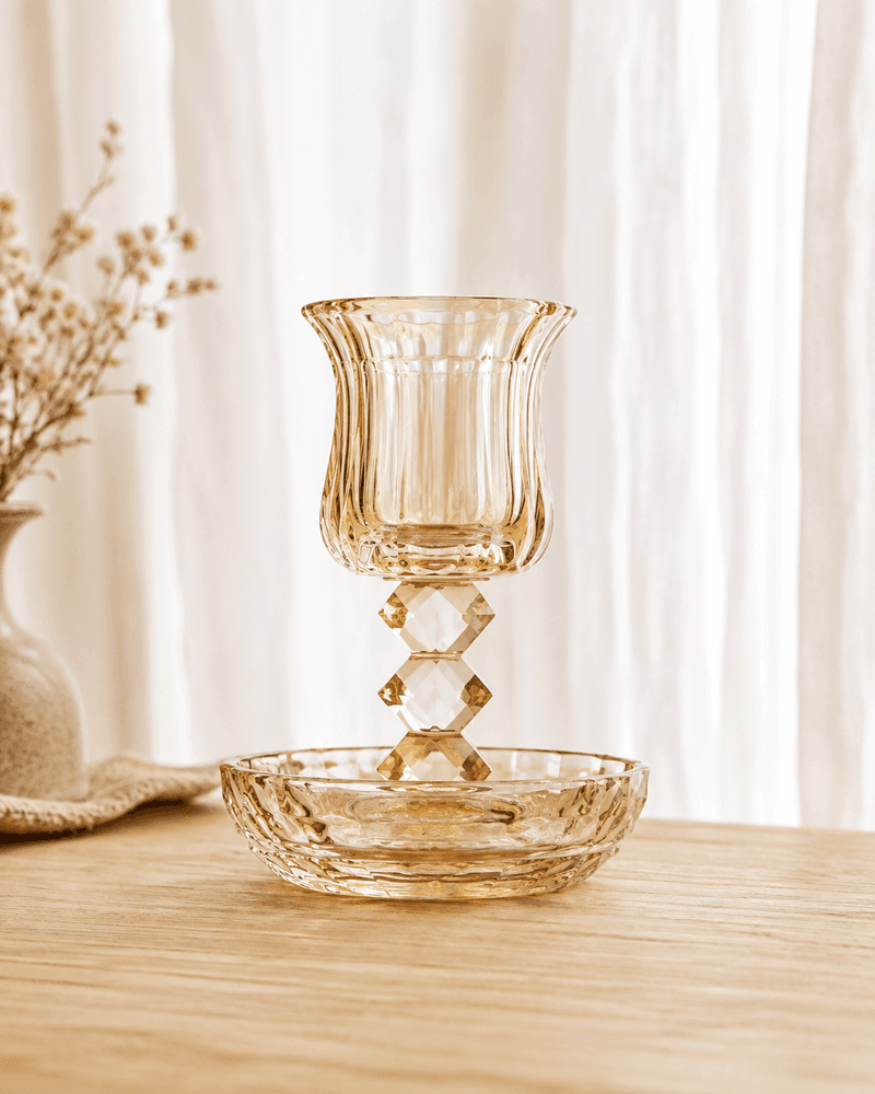Kiddush Cup — Amber
