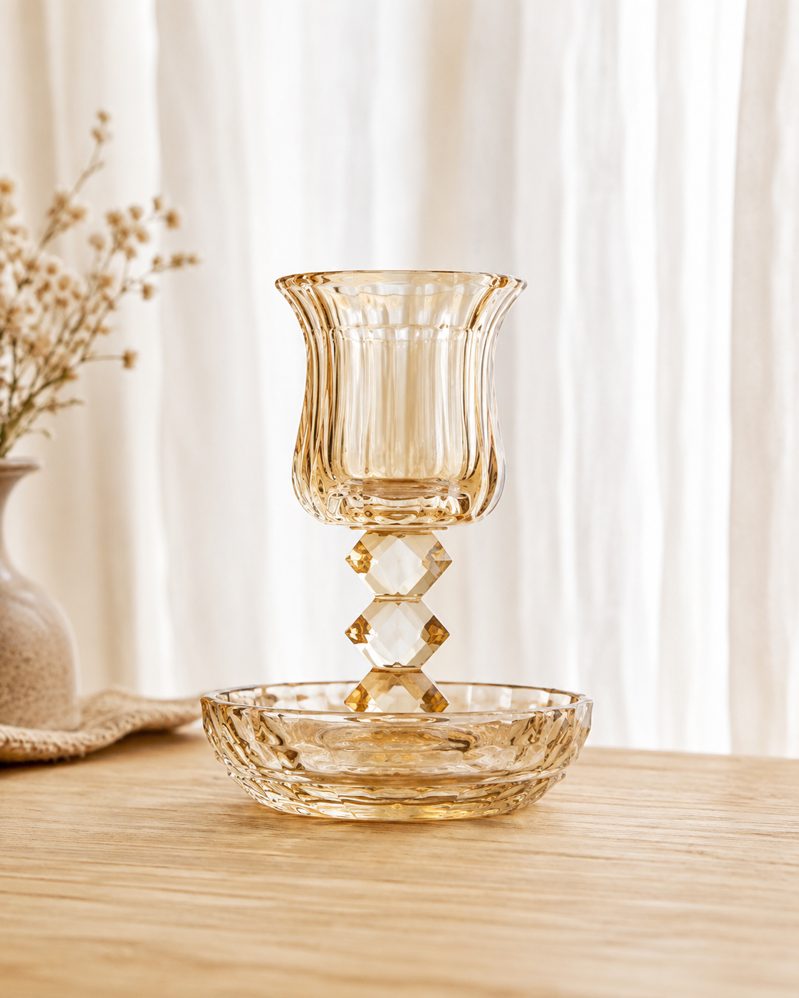 Verre de kiddouch — Ambre