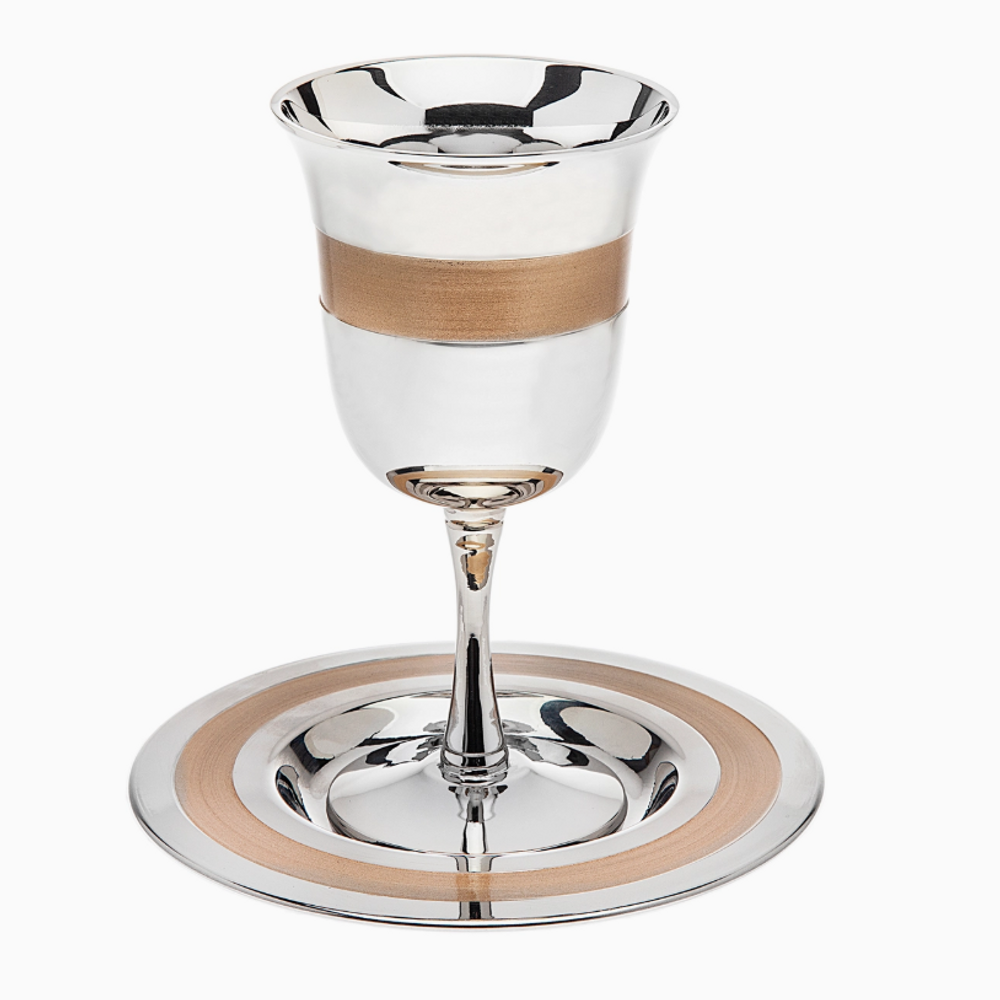 Verre de kiddouch — Doré
